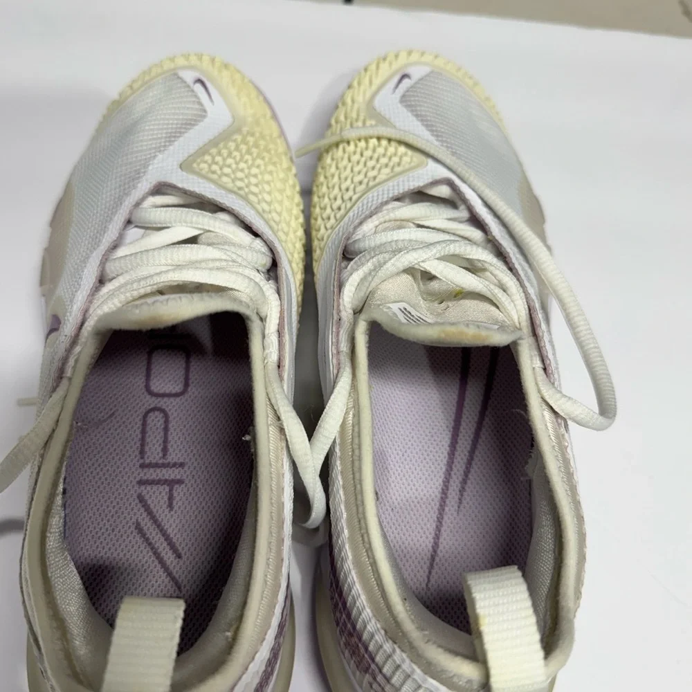 Nike Air Zoom Vapor Pro Tennis Shoes Women’s Size 7 Ivory Purple - Picture 6 of 10